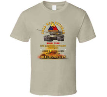 Load image into Gallery viewer, Army - Cold War Vet -  2nd Armored Division  - Garlstedt, Germany - M60a1 Tank  - Hell On Wheels W Fire X 300 Long Sleeve T Shirt
