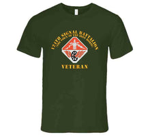 Load image into Gallery viewer, Army - 124th Signal Bn - The Voice Of The Iron Horse - Ssi - Veteran  X 300 T Shirt
