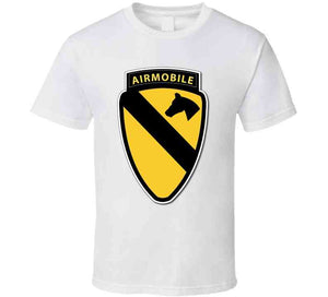 Army -  1st  Cav W Airmobile Tab - T-shirt