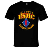 Load image into Gallery viewer, USMC - 1st Marine Division - Vietnam - Combat Vet T Shirt
