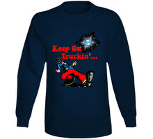 Load image into Gallery viewer, Keep On Truckin - Cmyk W Stars And Disco Ball X 300 Long Sleeve T Shirt
