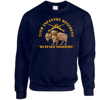 Load image into Gallery viewer, Army - 25th Infantry Regiment - Buffalo Soldiers W 25th Inf Branch Insignia T Shirt
