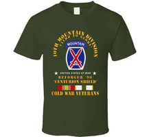 Load image into Gallery viewer, Army - 10th Mountain Division - Climb To Glory - Reforger 90, Centurion Shield  - Cold X 300 T Shirt
