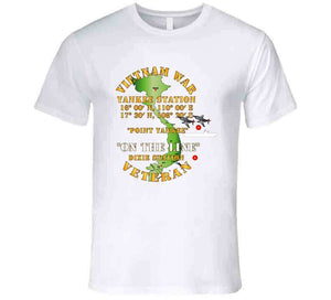 Navy - Vietnam Combat Vet - Yankee Station with Vietnam War Service Ribbons - T Shirt, Premium and Hoodie