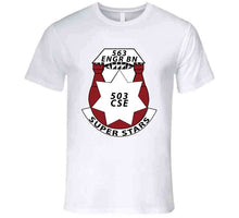 Load image into Gallery viewer, Army  - 563rd Engineer Battalion - Dui W Ssi Wo Txt X 300 T Shirt
