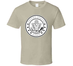 Emblem - United States Army - Blk Stars - Bw X 300 T Shirt