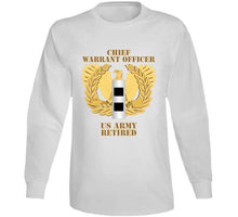 Load image into Gallery viewer, Army - Emblem - Warrant Officer - Cw2 - Retired T Shirt
