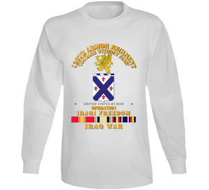 Army - 126th Armor Regiment - W Iraq Svc Ribbons - Oif - T Shirt