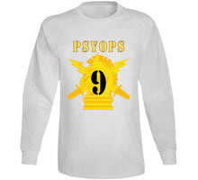 Load image into Gallery viewer, Army - Psyops W Branch Insignia - 9th Battalion Numeral - Line X 300 V1 Long Sleeve
