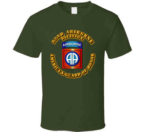 82nd Airborne Division - SSI - Guard T Shirt