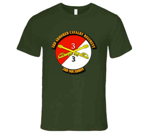 3rd Squadron - 3rd Armored Cavalry Regiment with Txt  T Shirt