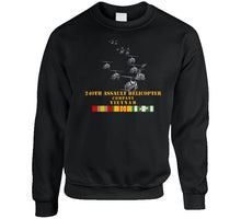 Load image into Gallery viewer, Army - 240th Assault Helicopter Co W Vn Svc V1 T Shirt
