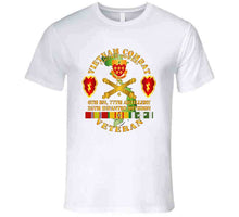 Load image into Gallery viewer, Army - Vietnam Combat Veteran W 6th Bn 77th Artillery Dui -25th Infantry Div T Shirt
