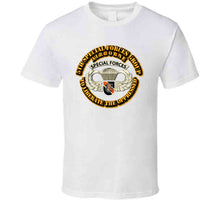 Load image into Gallery viewer, SOF - 5th SFG - Airborne Badge - Vietnam T Shirt
