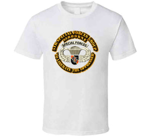 SOF - 5th SFG - Airborne Badge - Vietnam T Shirt