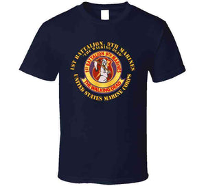 Usmc - 1st Bn 9th Marines - The Walking Dead T Shirt