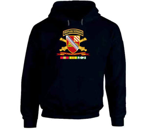 Army - 17th Field Artillery W Br - Ribbon Vn Svc Vet Tab T Shirt