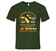 Load image into Gallery viewer, Army - Jumping Mustangs - 1st Bn 8th Cav 1st Cav - W Vn Svc T Shirt
