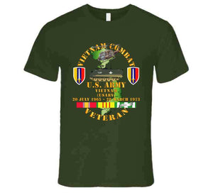 Army - Vietnam Combat Veteran - Us Army Vietnam - Usarv T Shirt