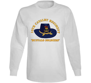 Army - 10th Cavalry Regiment  - Buffalo Soldiers Long Sleeve T Shirt