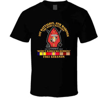 Load image into Gallery viewer, Usmc - 1st Bn, 8th Marines - Beirut Barracks Bombing W Svc Hoodie
