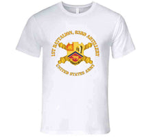 Load image into Gallery viewer, Army - 1st Bn 83rd Artillery - Us Army W Dui W Branch T Shirt
