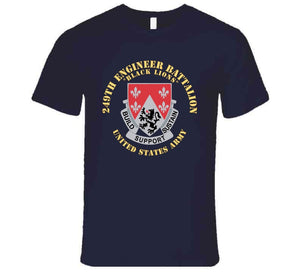 Army - Dui - 249th Engineer Battalion V1 Long Sleeve T Shirt