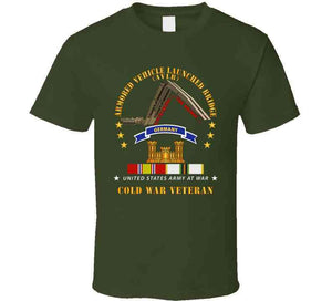 Armoured Vehicle Launcher Bridge (avlb)  - Launching - W  Germany Tab - Cold War Vet X 300 T Shirt