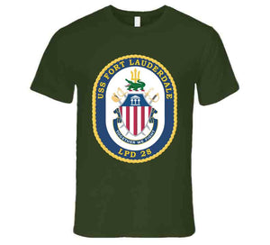 Navy - Uss Fort Lauderdale (lpd-28) Wo Txt X 300 T Shirt