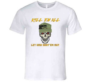 Army - Ranger Patrol Cap - Skull - Airborne Inf Killem All - Let God Sortem Out X 300 T Shirt