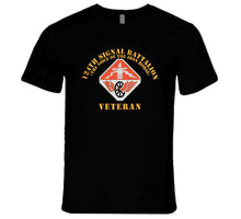 Load image into Gallery viewer, Army - 124th Signal Bn - The Voice Of The Iron Horse - Ssi - Veteran  X 300 T Shirt
