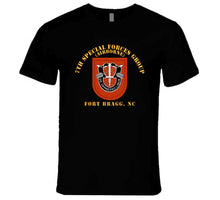 Load image into Gallery viewer, Army - 7th Special Forces Group W Flash - Fbnc T Shirt
