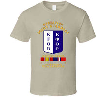 Load image into Gallery viewer, Army - US Army Peace Keeping, Operation Joint Guardian, Kosovo, with  Kosovo Service Ribbons - T Shirt, Premium and Hoodie
