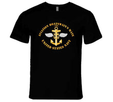 Load image into Gallery viewer, Navy - Rate - Aviation Boatswain&#39;s Mate Pin with Text - T Shirt, Premium and Hoodie
