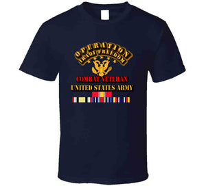 Army - IRAQI FREEDOM Veteran - Combat Veteran T Shirt