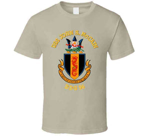 Navy - Uss John S. Mccain (ddg-56) Wo Bakgrd T Shirt