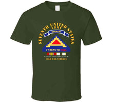Load image into Gallery viewer, Army -  7th Unites States Army - 7 Steps To Hell W Germany Tab - Ss W Cold War Svc X 300 T Shirt
