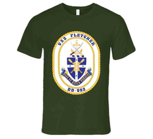 Navy - Uss Fletcher (dd 992) Wo Txt X 300 T Shirt