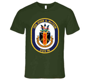 Navy - Uss John S. Mccain (ddg-56) Wo Txt T Shirt