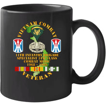 Load image into Gallery viewer, Army - Vietnam Combat Vet - 11th Inf Bde Ssi - Spec 5 - Cbt Medic - 1968-69 Vn Svc X300 T Shirt
