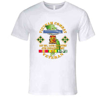 Load image into Gallery viewer, Army - Vietnam Combat Infantry Veteran W 1st Bn 14th Inf - 4th Id Ssi T-shirt
