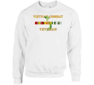 Army - Vietnam Combat Veteran W Vn Svc T Shirt