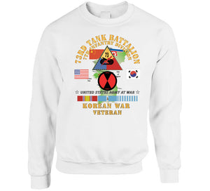 Army - 73rd Tank Battalion, 7th Infantry Div - Vs Nk - China, Korean War W Korea Map Green X 300 Classic T Shirt, Crewneck Sweatshirt, Hoodie, Long Sleeve, Mug