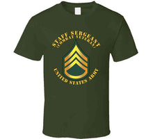 Load image into Gallery viewer, Army - Staff Sergeant - Ssg - Combat Veteran T Shirt
