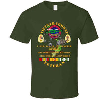 Load image into Gallery viewer, Army - Vietnam Combat Vet - 119th Ahc - 52nd Cab - 17th Combat Aviation Group - Big Helo Vn  Svc X 300 T Shirt
