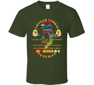 Army - Vietnam Combat Vet - 119th Ahc - 52nd Cab - 17th Combat Aviation Group - Big Helo Vn  Svc X 300 T Shirt