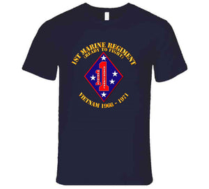 USMC - 1st Marine Regiment - Vietnam 1966 - 1971 T Shirt