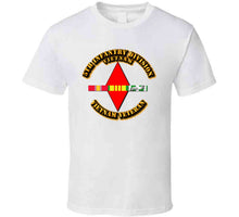 Load image into Gallery viewer, Army -  5th Infantry Division w SVC Ribbons T Shirt
