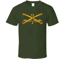 Load image into Gallery viewer, Army - 2nd Battalion - 12th Cavalry Branch Wo Txt Classic T Shirt, Crewneck Sweatshirt, Hoodie, Long Sleeve
