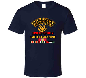 Army - Desert Storm Veteran - Combat Veteran T Shirt